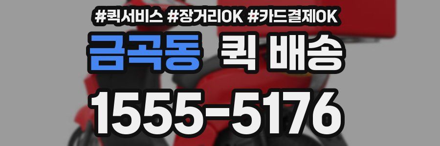 금곡동 퀵 배송