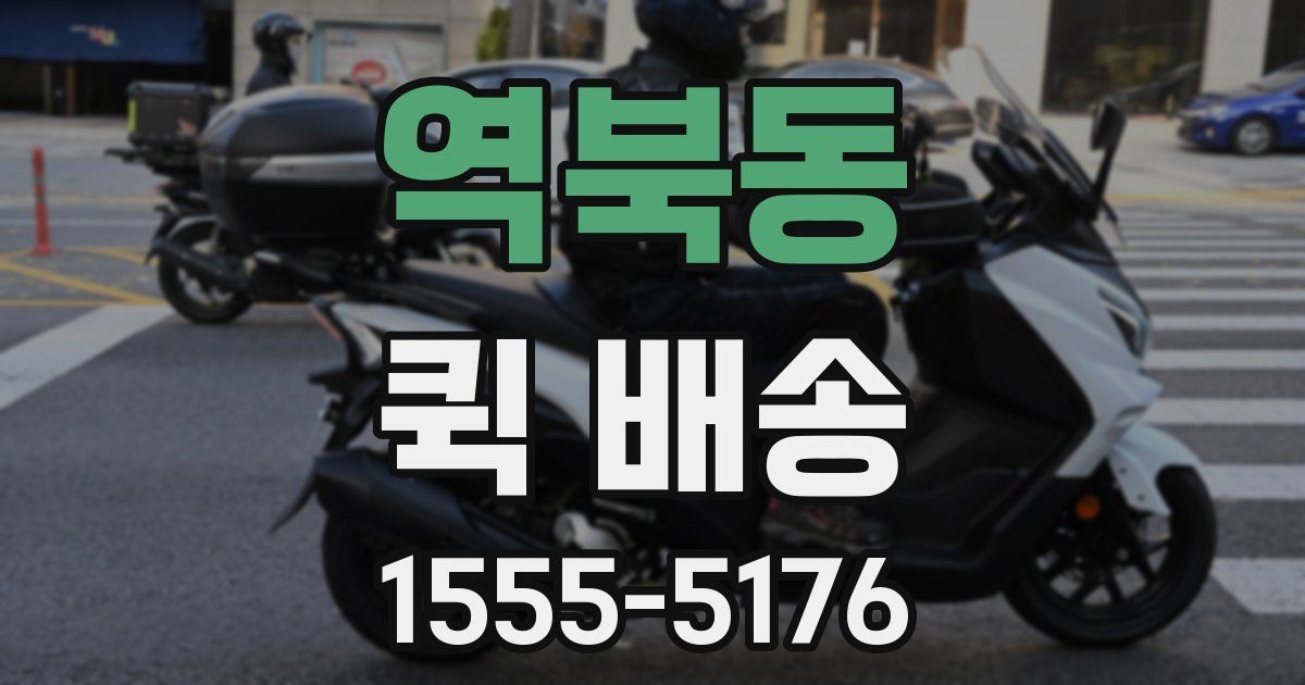 역북동 퀵 배송