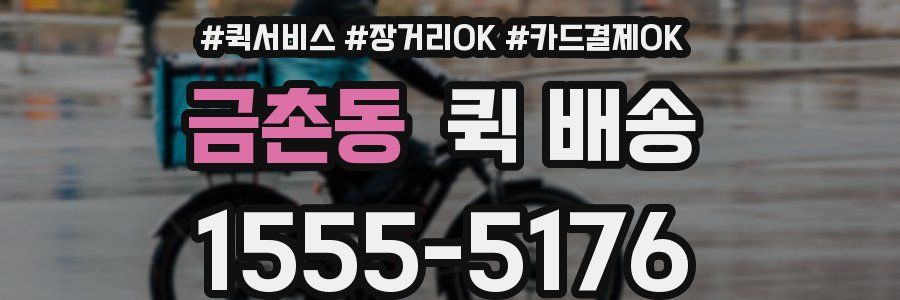 금촌동 퀵 배송