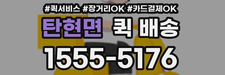 탄현면 퀵 배송