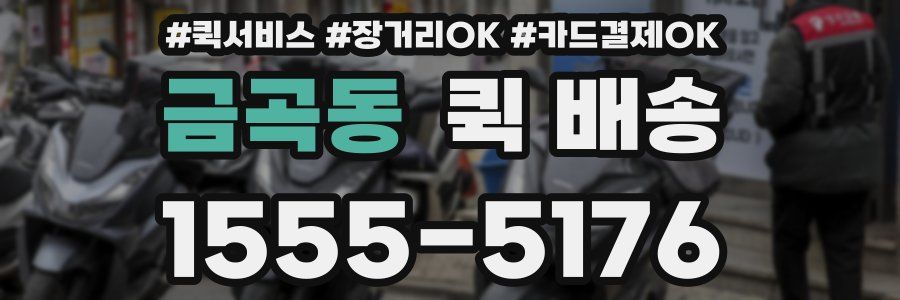 금곡동 퀵 배송