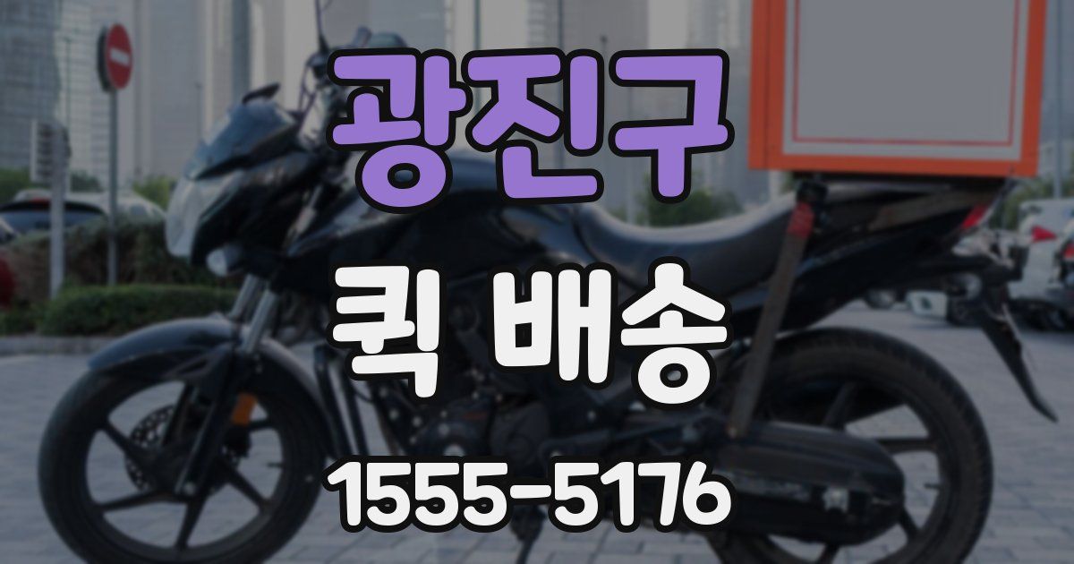 광진구 퀵 배송
