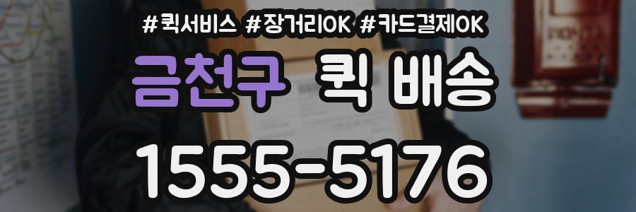 금천구 퀵 배송