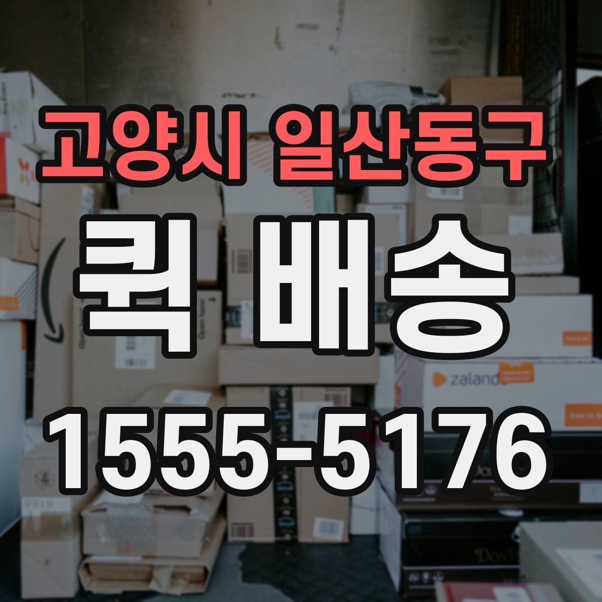 고양시 일산동구 퀵 배송 이동 경로 확인이 필요한 경우