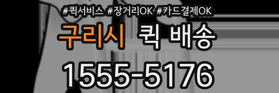구리시 퀵 배송