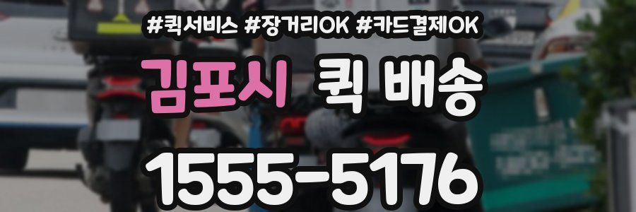 김포시 퀵 배송