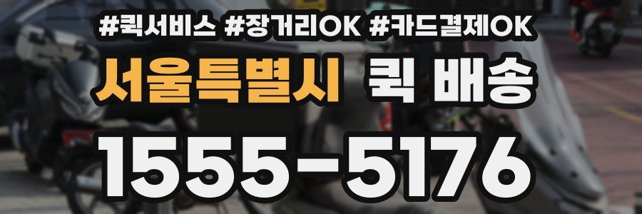 서울특별시 퀵 배송