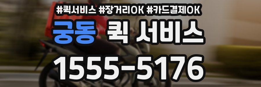 궁동 퀵 서비스