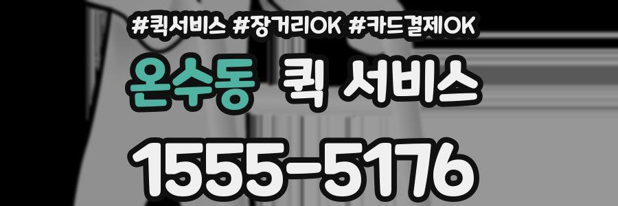 온수동 퀵 서비스