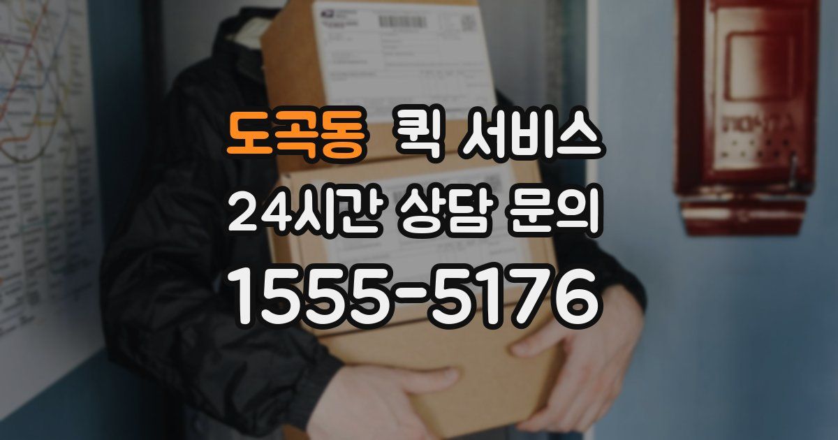 도곡동 퀵 서비스