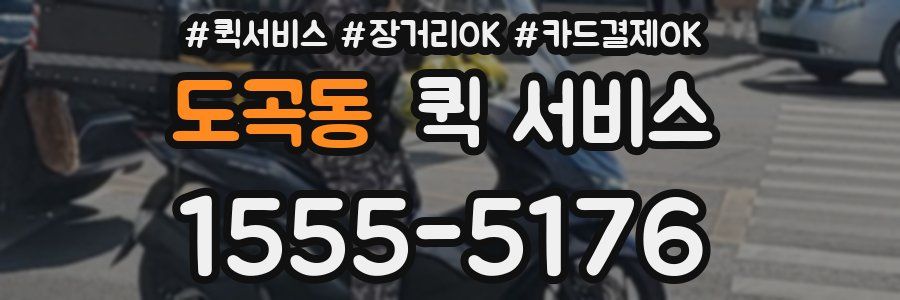 도곡동 퀵 서비스