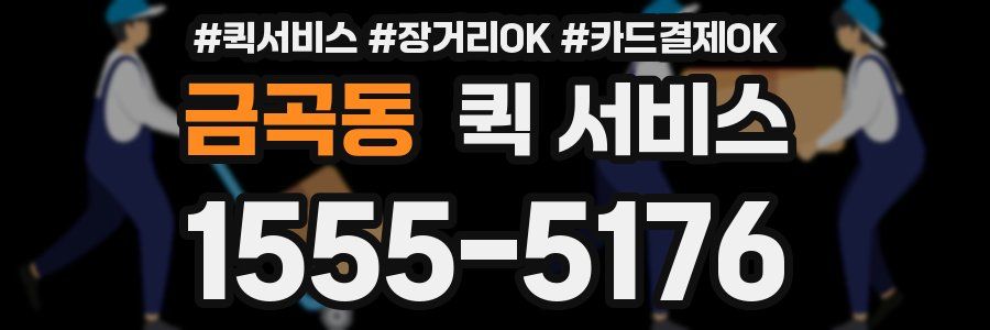 금곡동 퀵 서비스