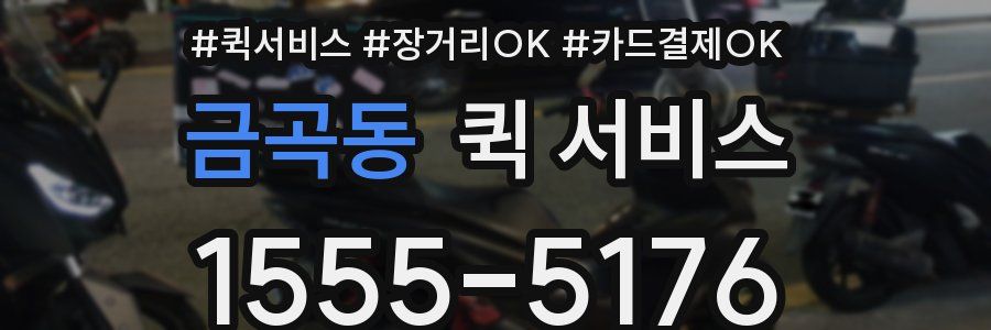 금곡동 퀵 서비스