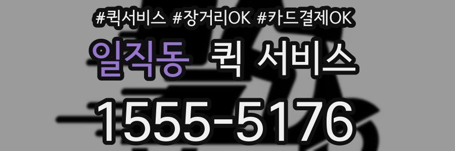 일직동 퀵 서비스