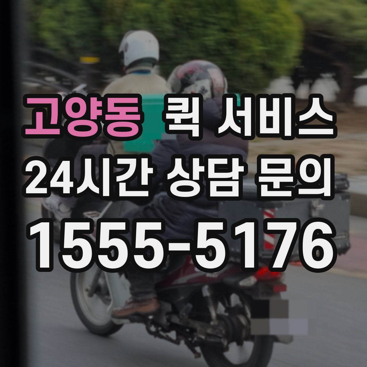 고양동 퀵 서비스