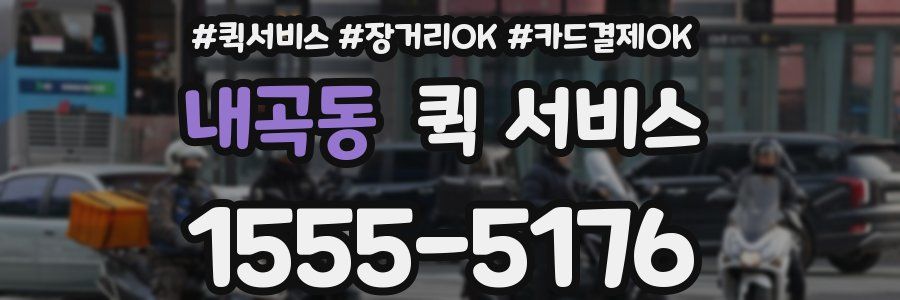 내곡동 퀵 서비스