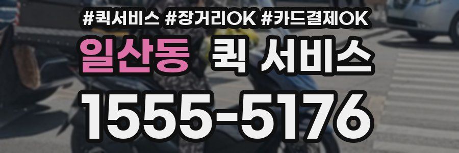 일산동 퀵 서비스