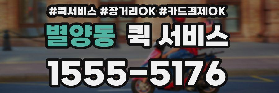 별양동 퀵 서비스