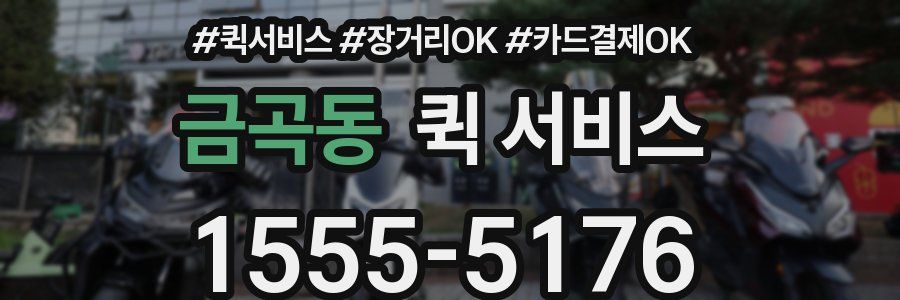 금곡동 퀵 서비스