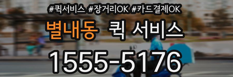 별내동 퀵 서비스
