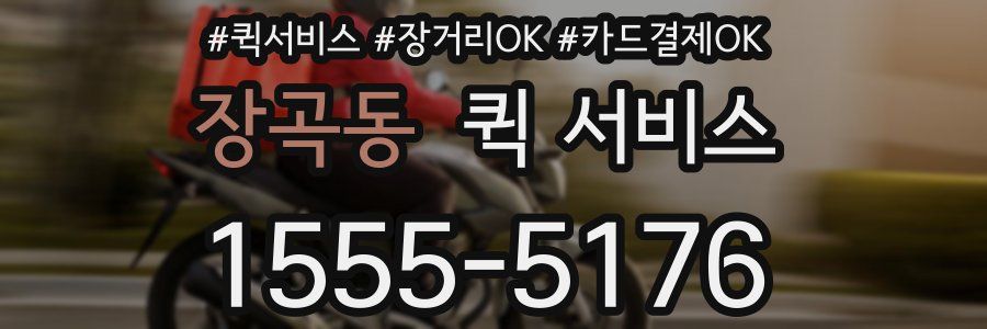 장곡동 퀵 서비스
