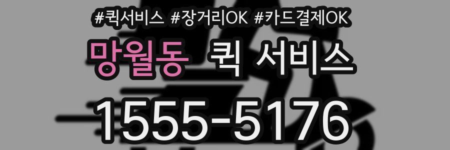 망월동 퀵 서비스