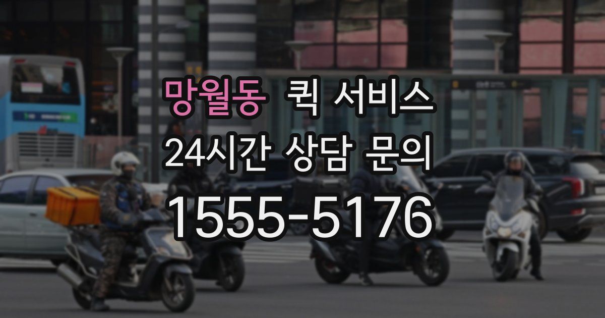 망월동 퀵 서비스