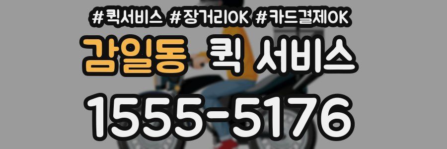감일동 퀵 서비스