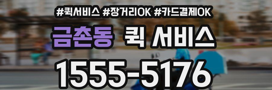 금촌동 퀵 서비스