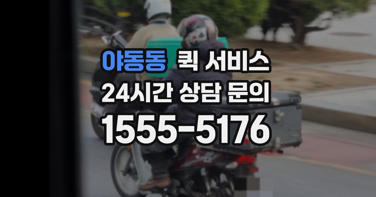야동동 퀵 서비스