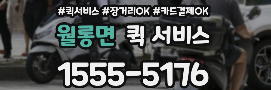 월롱면 퀵 서비스