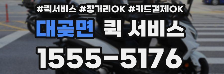 대곶면 퀵 서비스