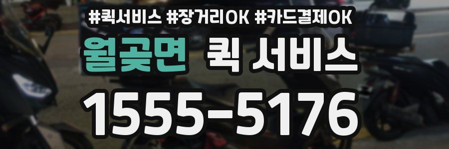 월곶면 퀵 서비스
