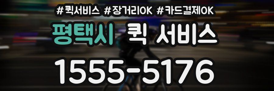 평택시 퀵 서비스