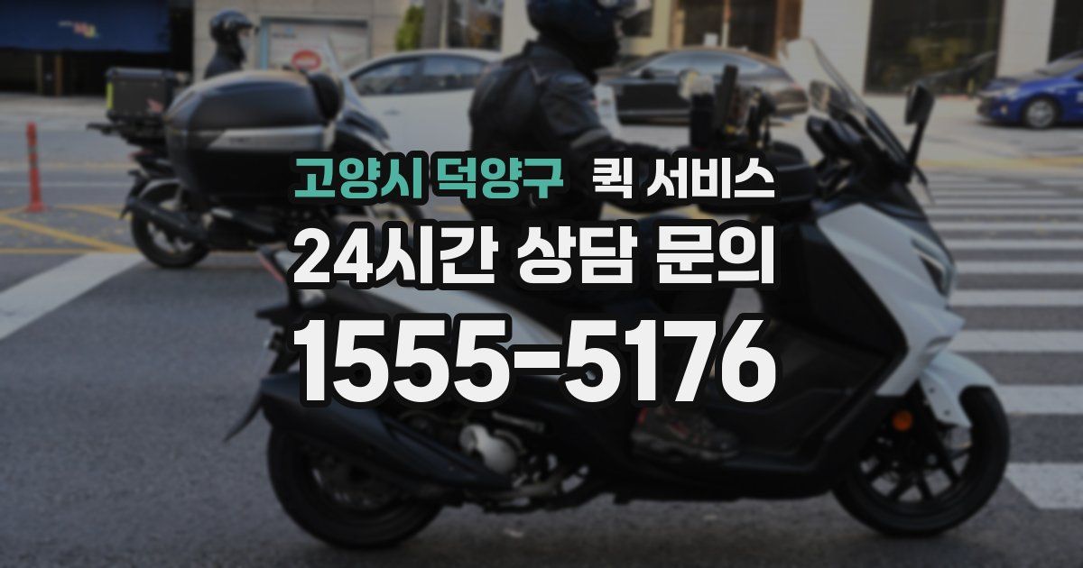 고양시 덕양구 퀵 서비스