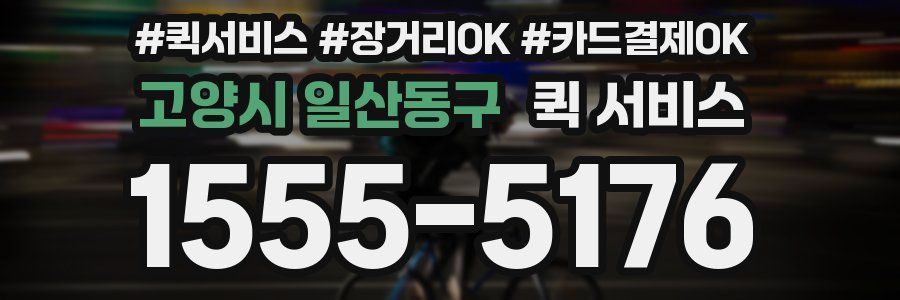 고양시 일산동구 퀵 서비스