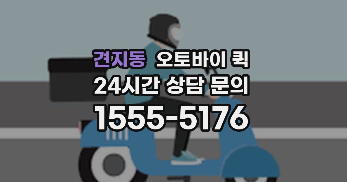 견지동 오토바이 퀵
