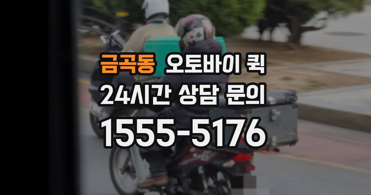 금곡동 오토바이 퀵