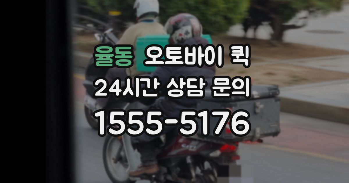 율동 오토바이 퀵