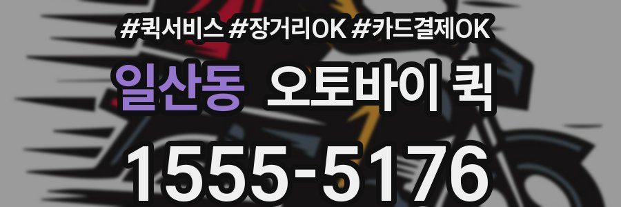 일산동 오토바이 퀵