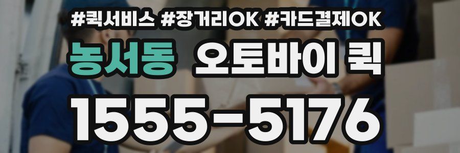 농서동 오토바이 퀵