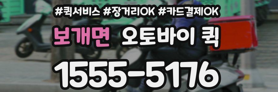 보개면 오토바이 퀵