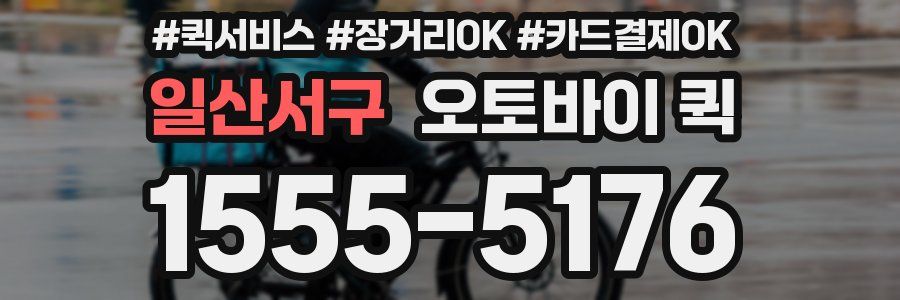 일산서구 오토바이 퀵