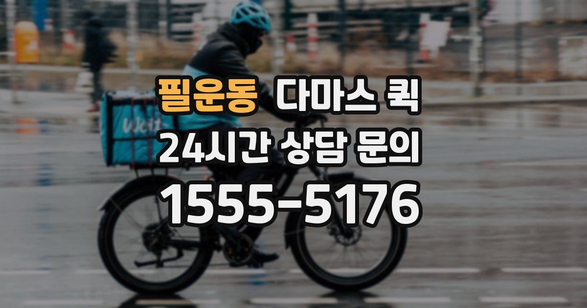 필운동 다마스 퀵