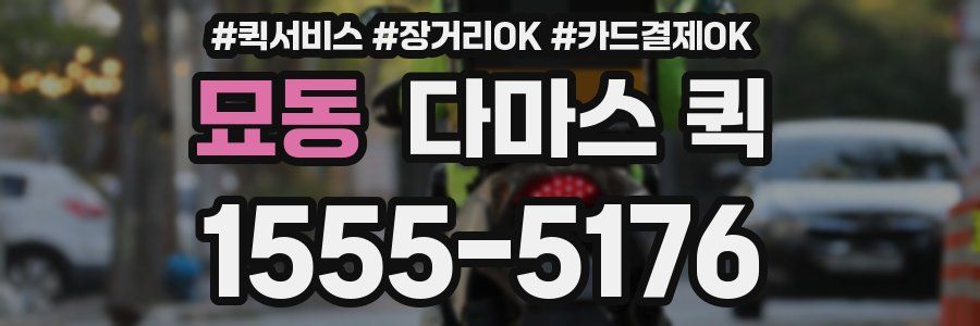 묘동 다마스 퀵