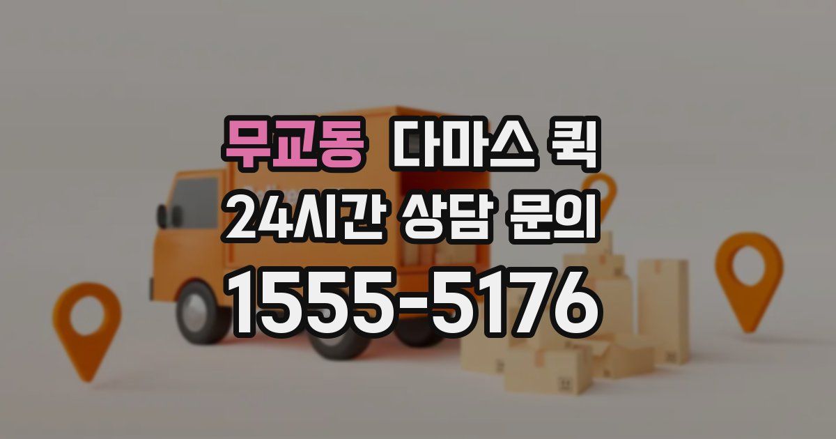 무교동 다마스 퀵