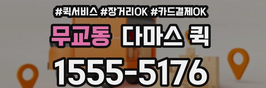 무교동 다마스 퀵