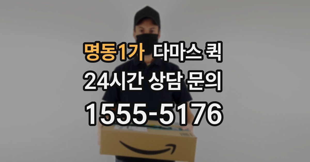 명동1가 다마스 퀵