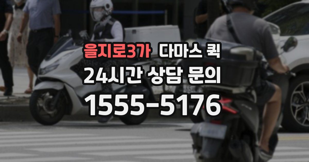 을지로3가 다마스 퀵