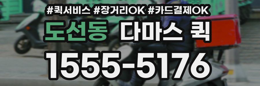 도선동 다마스 퀵